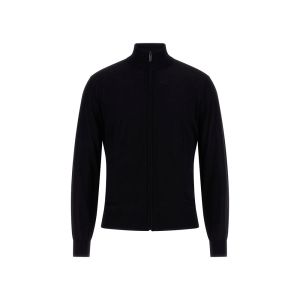 Cardigan Guess con zip in lana Nero