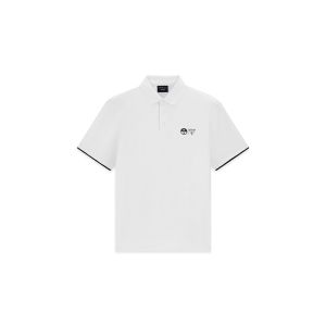 Maglia Guess Uomo Ss Mini Logo Polo Bianco