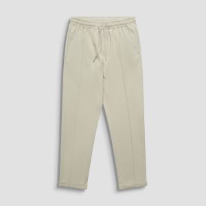 Pantaloni Fleece Antony Morato Uomo Cody Regular Fit in Cotone Stretch con Badge Logo Beige