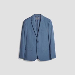 Giacca Antony Morato Uomo Bonnie Slim Fit in Tessuto Stretch Viscosa Blend Blu
