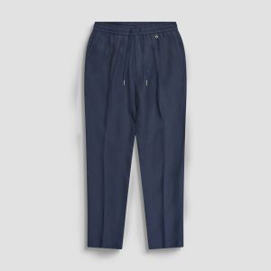 Antony Morato pantaloni uomo Neil regular fit in lino e viscosa Blu