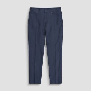 Antony Morato pantaloni uomo Julian regular fit in lino e viscosa Blu