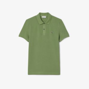 Polo Lacoste L.12.12 slim fit in piqué da uomo Verde