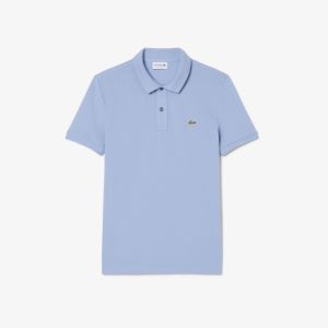 Polo Lacoste L.12.12 slim fit in piqué da uomo Azzurro
