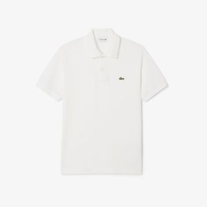 Polo Lacoste L.12.12 LIGHT classic fit in piqué leggero da uomo Bianco