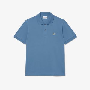 Polo Lacoste L.12.12 LIGHT classic fit in piqué leggero da uomo Azzurro