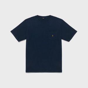 RefrigiWear Sherman T-Shirt Uomo In Cotone Blu