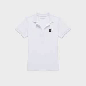 RefrigiWear Flora Polo Donna In Cotone Bianco