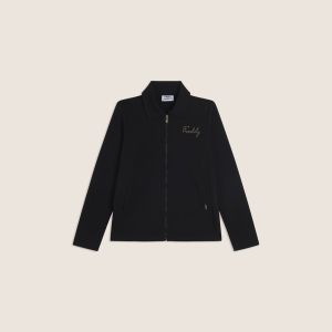 Freddy Felpa con Zip Donna Nero Nero