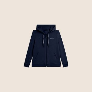 Freddy Felpa con Cappuccio con Zip Donna Blu Blu