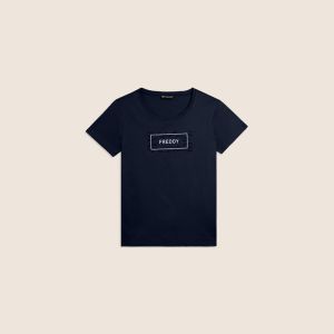 Freddy T-Shirt Manica Corta Donna Blu Blu