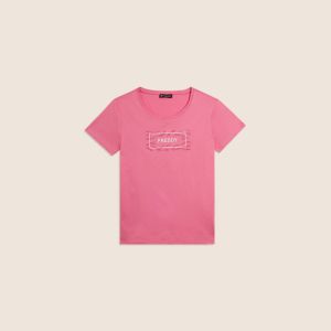Freddy T-Shirt Manica Corta Donna Rosa Rosa