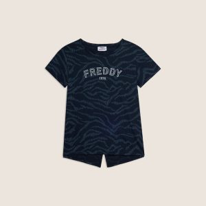 Freddy T-Shirt Manica Corta Donna Fantasia Fantasia
