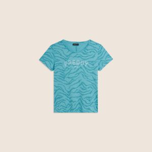Freddy T-Shirt Manica Corta Donna Fantasia Fantasia