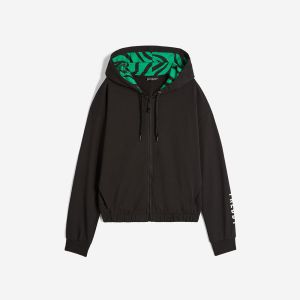 FELPA CAPPUCCIO ZIP Verde