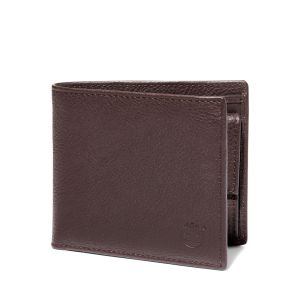KENNEBUNK KN BIFOLD WALLET WITH COIN POCKET MULCH cuoio