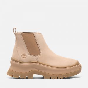 ROXIE LANE MID CHELSEA BOOT LIGHT BEIGE NUBUCK beige