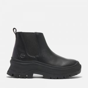 ROXIE LANE MID CHELSEA BOOT BLACK FULL GRAIN nero