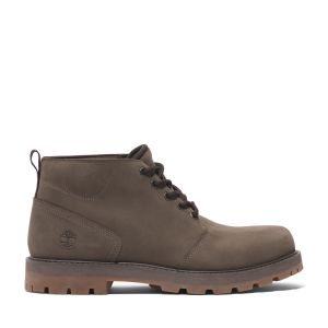 BRITTON ROAD MID LACE UP WATERPROOF CHUKKA BOOT MEDIUM BROWN NUBUCK Cuoio