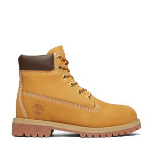 TIMBERLAND PREMIUM 6 INCH LACE UP WATERPROOF BOOT WHEAT giallo