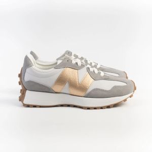 Scarpe New Balance 327 | Sneakers Heritage con Design anni '70 e Logo Oversize Grigio