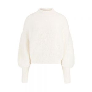 KEYLA CN LS SWEATER Bianco