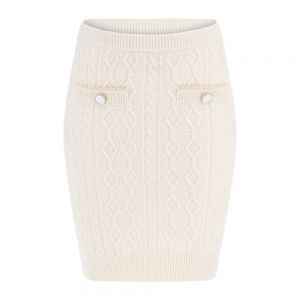 ISABELLE SKIRT SWEATER Bianco