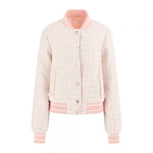 Cappotto Nora Cropped Parka Rosa