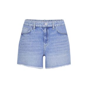 Pantaloni Guess Donna Relaxed Midi Short Blu