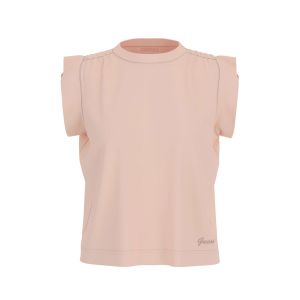 Maglia Guess Donna Sl Cn Light Basic Top Rosa