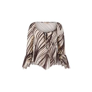 Maglia Guess Donna 3/4 Sl Serafina Mesh Top Fantasia