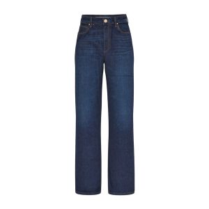 Pantaloni Guess Donna Wide Leg Blu