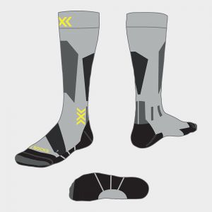 X-SOCKS® SKI DISCOVER OTC grigio-giallo