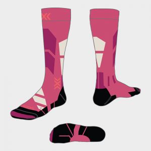 X-SOCKS® SKI PERFORM OTC rosa-sabbia