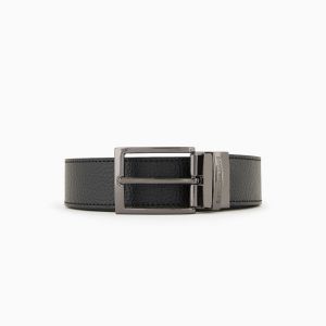 MAN'S TONGUE BELT R Nero