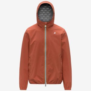 K-Way Giacca corta uomo Jack slim fit in tessuto tecnico elasticizzato Arancione