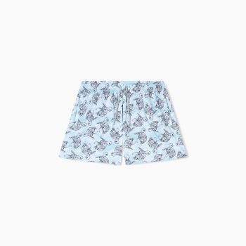 Emporio Armani Underwear Costume shorts uomo – Stampa animali marini e fantasia di collezione Blu