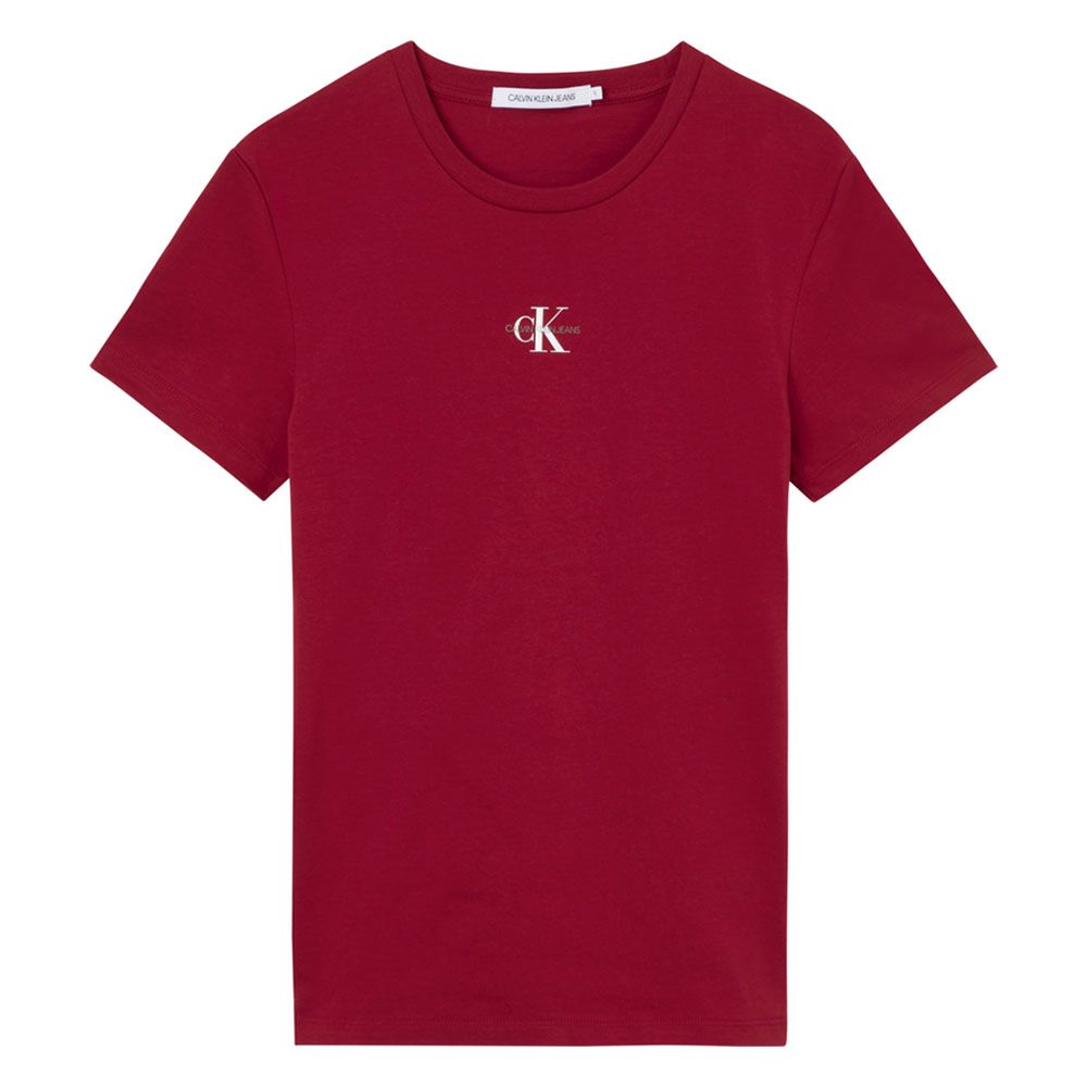 T-SHIRT MICRO MONOGRAM Rosso | Bravi Conegliano